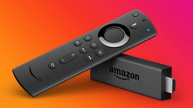amazon fire stick works up to two users tv sets hdmi port expensive live tv package